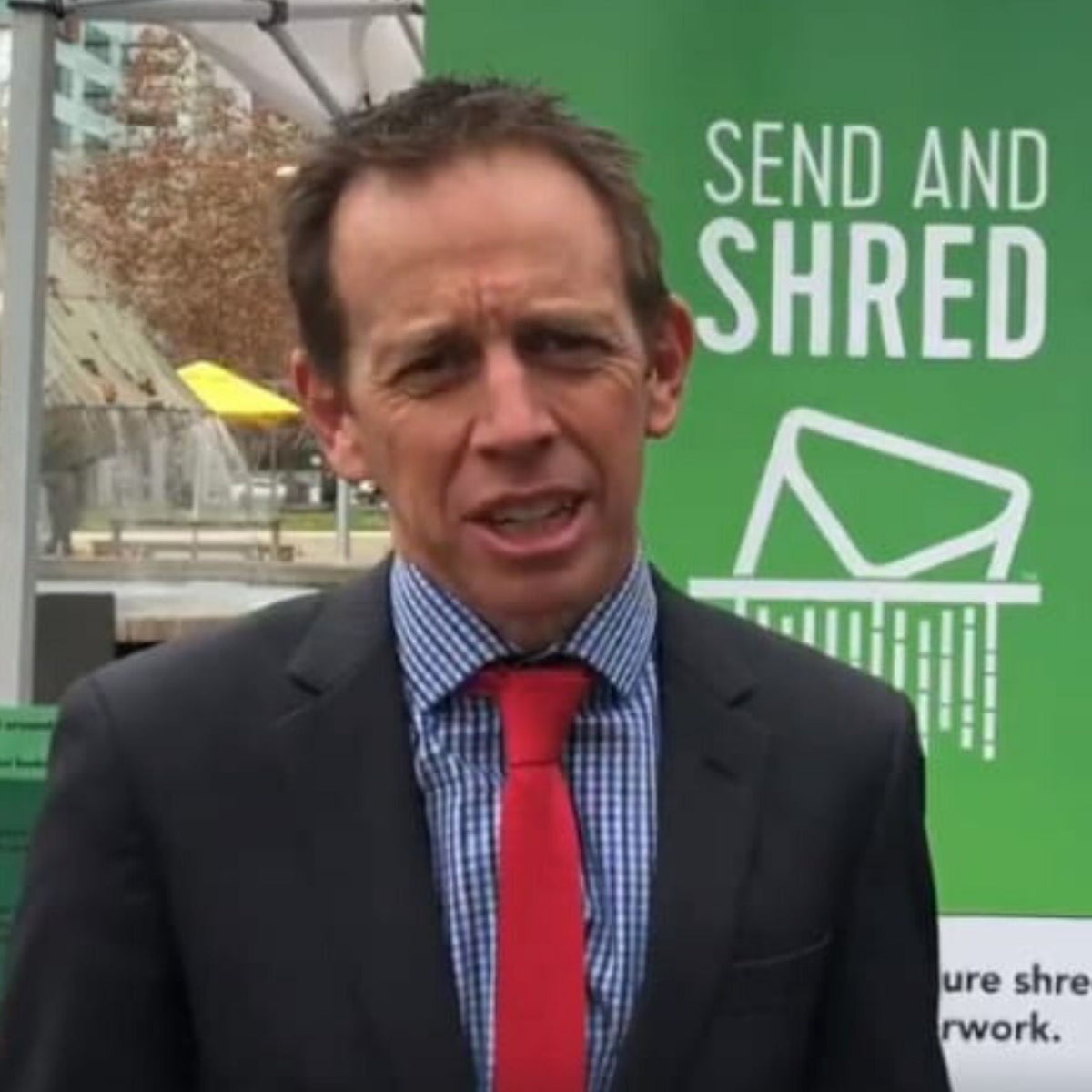 Minister Rattenbury launches Send and Shred